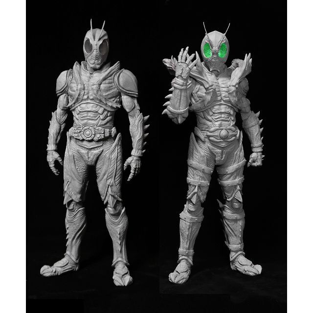 1/6 仮面ライダー Shadow Moon（未組み立て未塗装） ガレージキットの