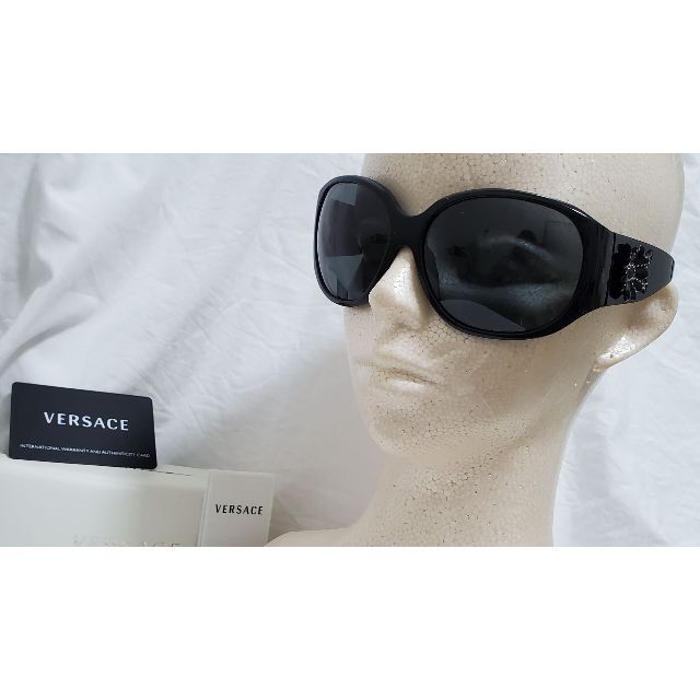 正規レア ヴェルサーチVERSACE ローズ ビジュー フラワーアート