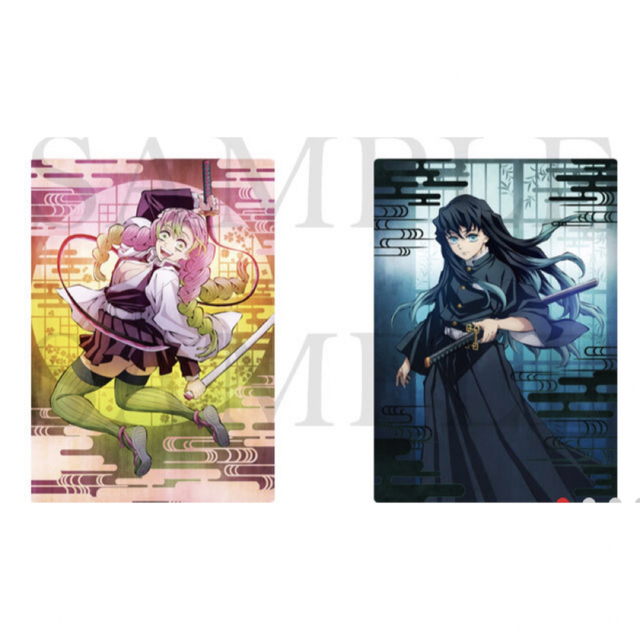 鬼滅の刃」刀鍛冶の里編 劇場版 下敷き 甘露寺 蜜璃 時透 無一郎の通販