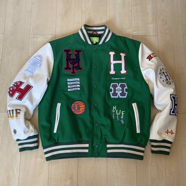 HUF - HUF 20 YEAR CLASSIC H VARSITY JACKETの通販 by ヤマシタ｜ハフ