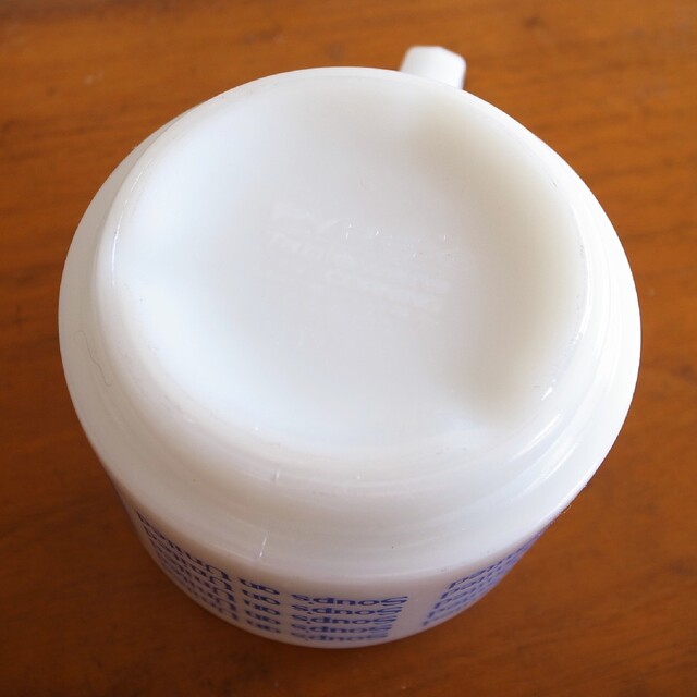 ユナイテッド航空 1970年代 耐熱ガラス製マグカップ／機内食 昭和