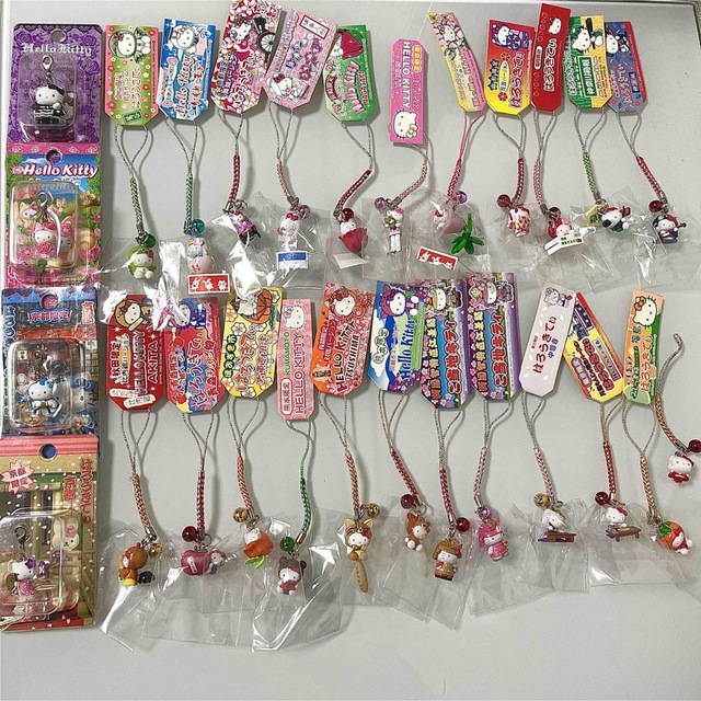 s*e様 ご当地ハローキティ根付ストラップ 25個セット 非売品有り s*e様