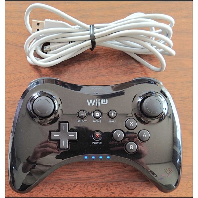 Wii U - 【純正品】WIIU プロコン 黒 WUP-005の通販 by hidemiya0605's