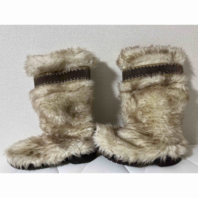 crocs - クロックス フェイクファーブーツの通販 by むっく大好き