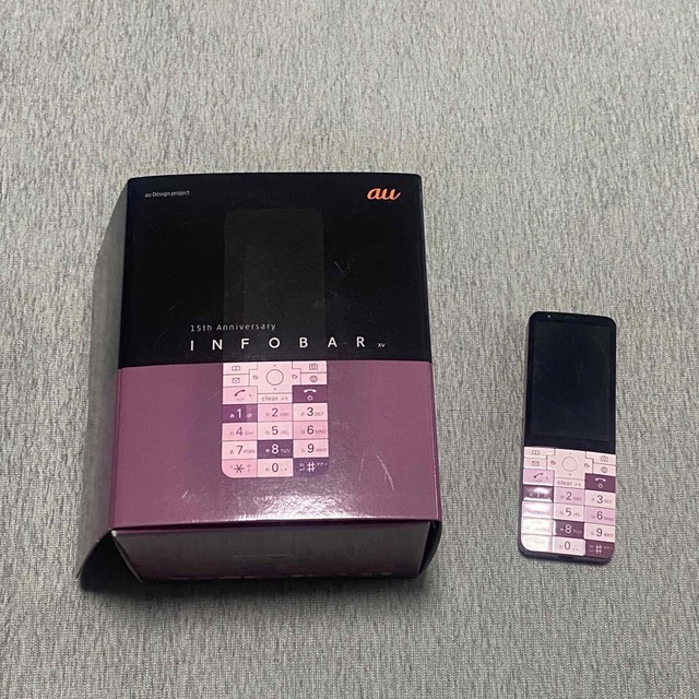 INFOBAR xv SIMロック解除済 動作問題無しの通販はau PAY マーケット