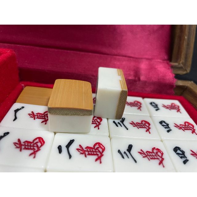 清掃済み】骨董品 麻雀牌 竹牌 丸一牌 希少の通販 by self｜ラクマ