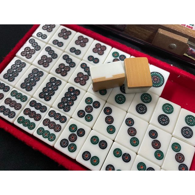 清掃済み】骨董品 麻雀牌 竹牌 丸一牌 希少の通販 by self｜ラクマ