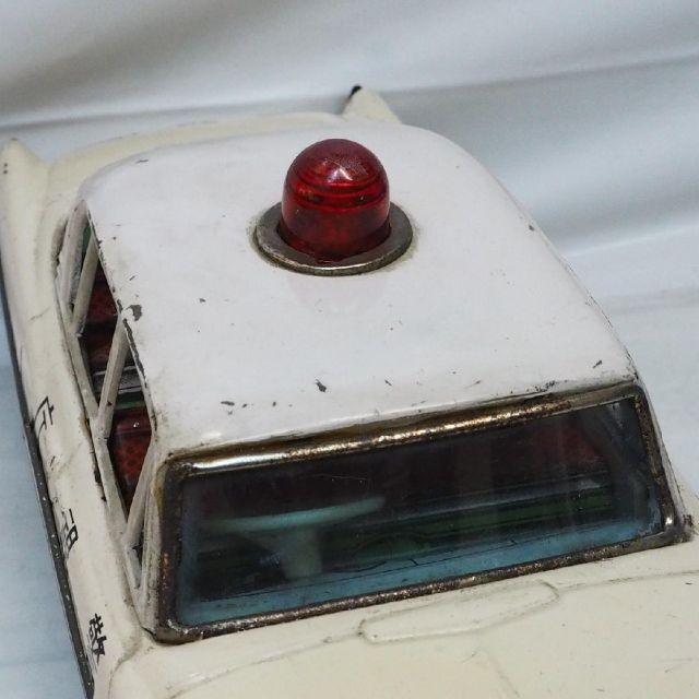 BANDAI - 萬代屋【トヨペット クラウン1900DXパトカー改造有】ブリキ