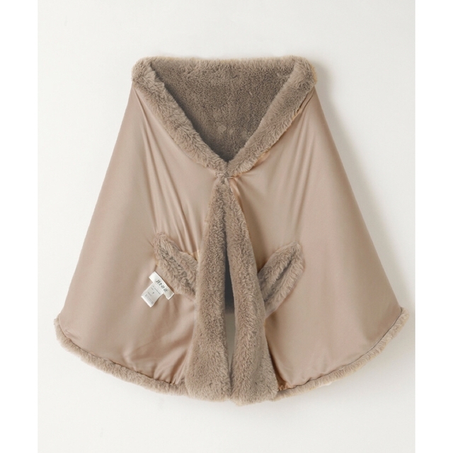美品♡JENNE ジェンヌ リッチボリューム ファーケープ ベージュの通販