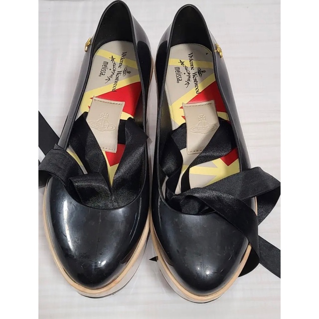 Vivienne×melissa ロッキンホースバレリーナ ゴールド 24cm Vivienne