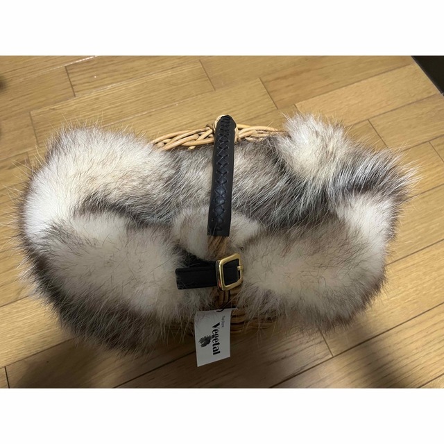 URBAN RESEARCH - 未使用品 ファー付き カゴバッグの通販 by