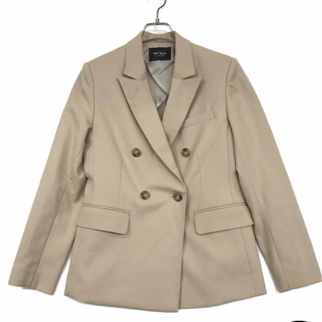 Her lip to - herlipto Double-breasted Twill Blazerの通販 by ☆'s
