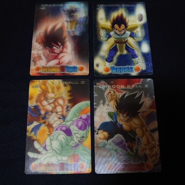 ドラゴンボールZ グミ プラスチックカード 43枚 カード 日本製 裏面青