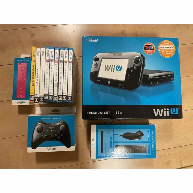 任天堂 - Nintendo Wii U WII U プレミアムセット KUROの通販 by