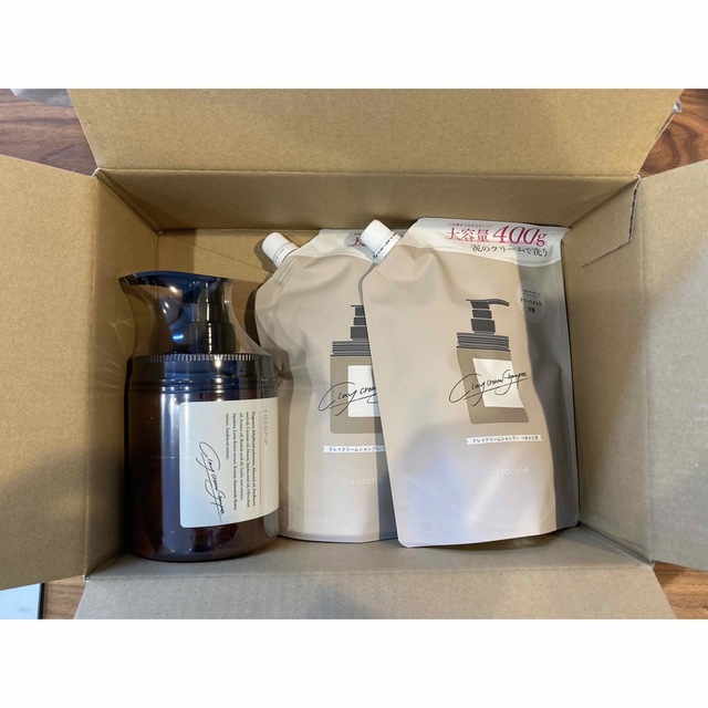 ココネ cocone クレイクリームシャンプー3本セット