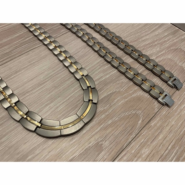 TOYAMA Z 外山 磁気ネックレス ブレスレット 5点セット 疲労回復の通販