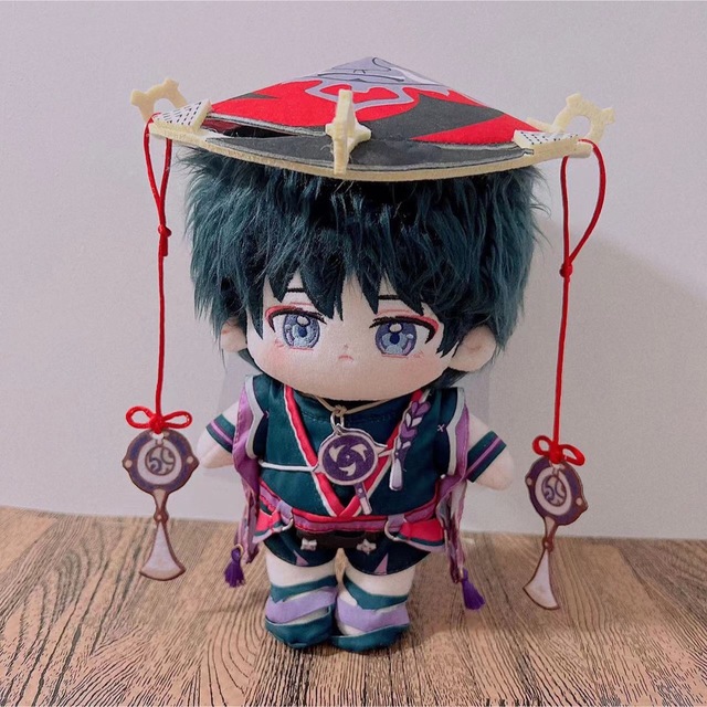 原神 散兵 ざんひょう 着せ替えぬいぐるみ 20cm (赤)衣装付き バラ売り