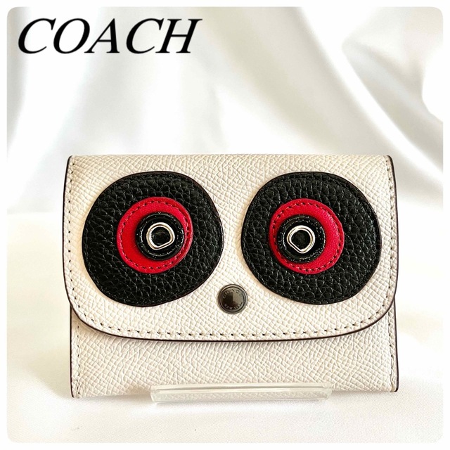 COACH - 未使用品✨COACH カードケース 名刺入れ パンダ レザー