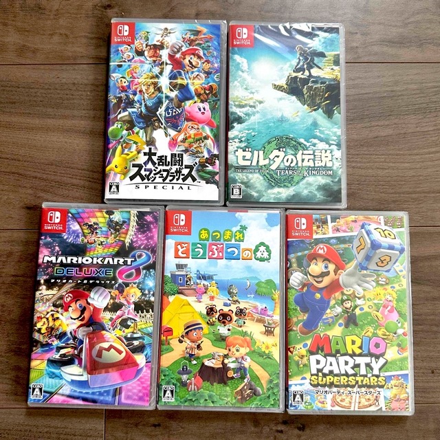 ミ*キ様 Nintendo Switch ソフト 5本セット Nintendo Switch ゲーム