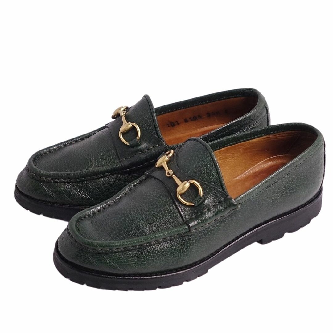 N*O様 GUCCI ローファー モカシン ホースビット GG柄 キャンバス N*O様