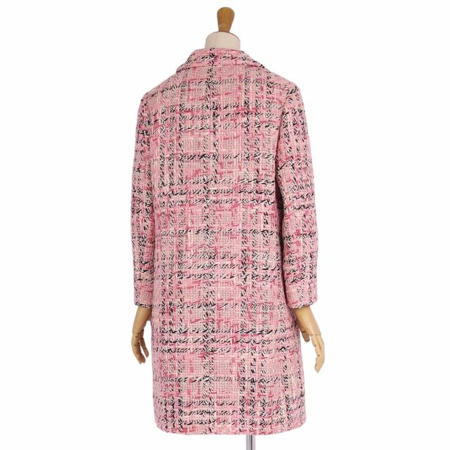 美品 ユキトリイ YUKI TORII コート ロングコート ツイード ウール