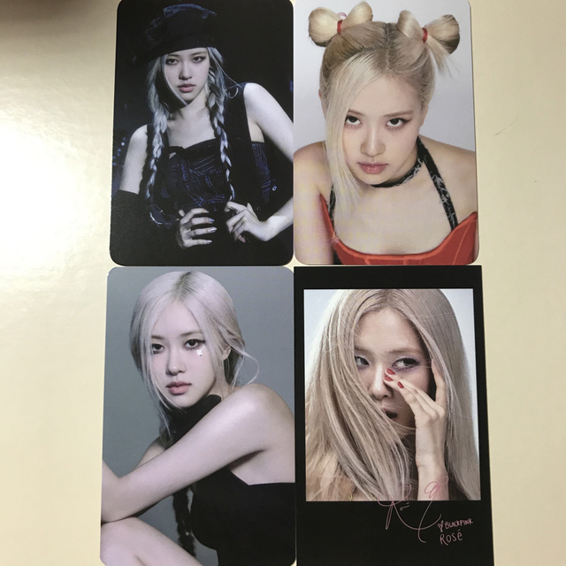 BLACKPINK ロゼ 特典トレカ 4枚セットの通販 by よう｜ラクマ