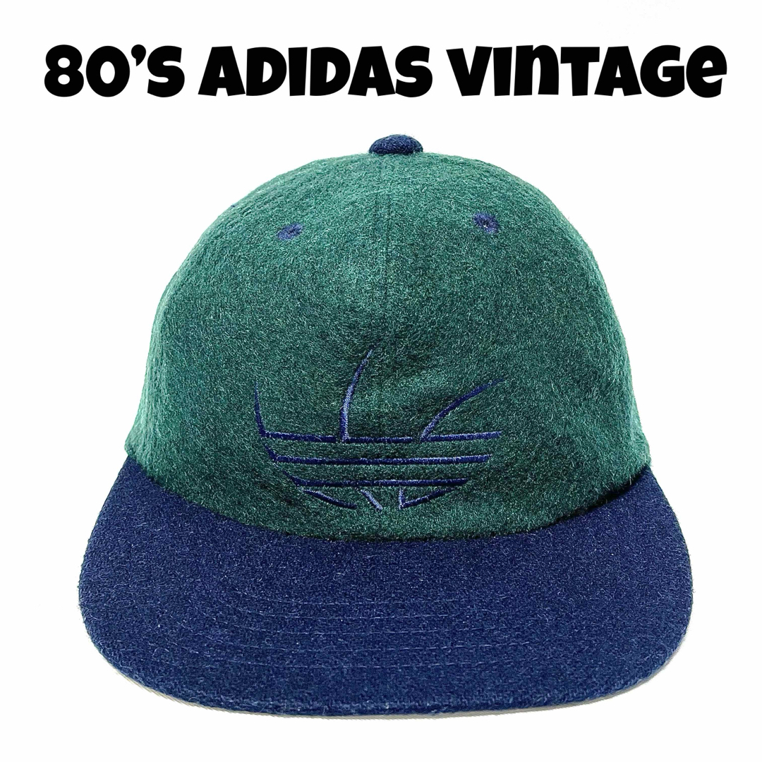 adidas - 【激レア】80's adidas デサント製 トレフォイル刺繍ウール