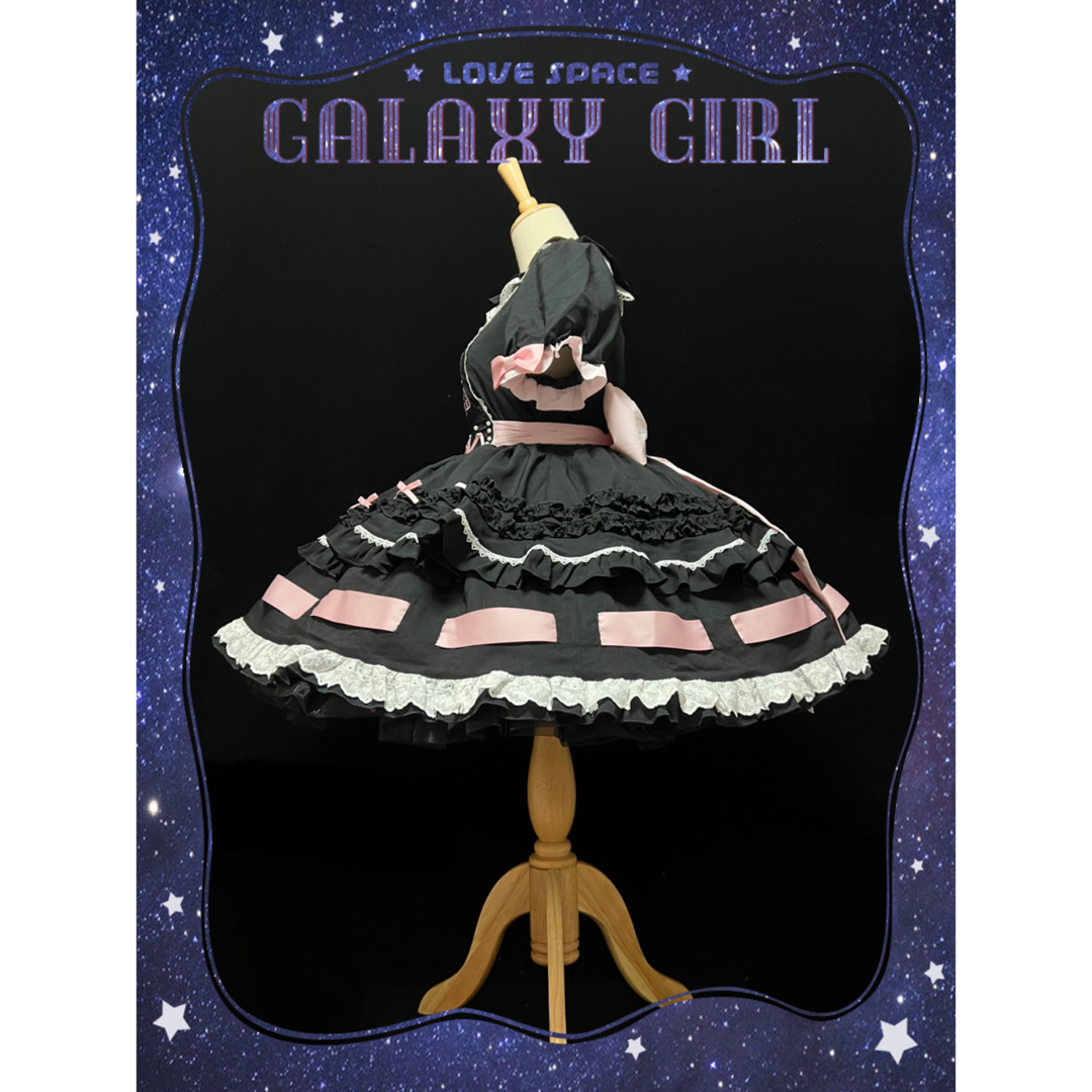 BABY,THE STARS SHINE BRIGHT - 天使ドール ワンピース3点セット☆黒