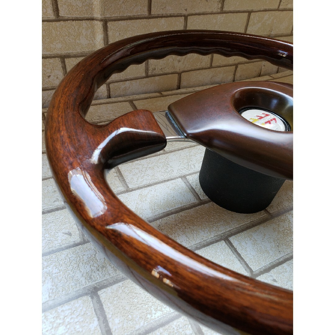 MOMO - momo純正 3本スポーク ウッドステアリングの通販 by B,M,B