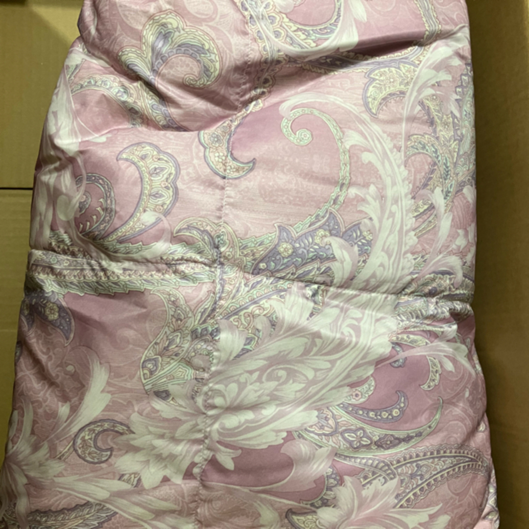 新品 未開封 モリリン 洗えるダウンケット2枚組 シングルセット ピンク