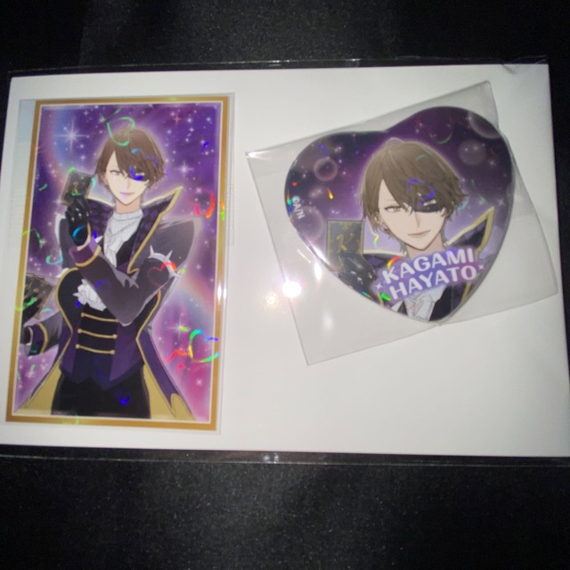 加賀美ハヤト 魔法少女おじさん エイプリルフール 缶バッジ チェキ風