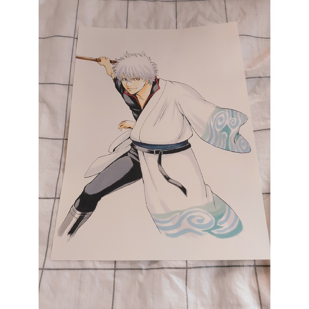 銀魂 複製原画 坂田銀時 空知英秋 A4サイズの通販 by 北川裕美｜ラクマ