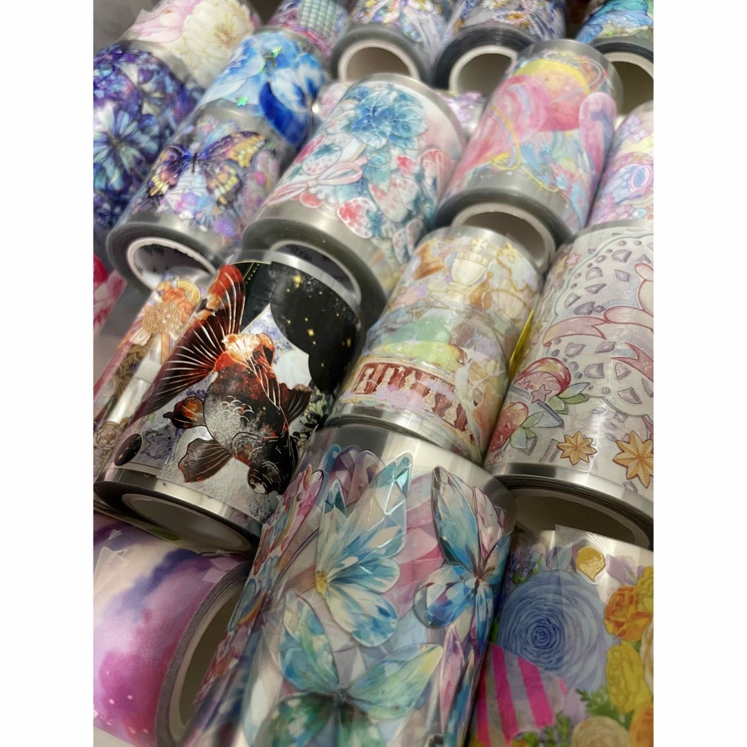 装飾マステ 20種類 おすそ分け 海外マステの通販 by なゆ's shop｜ラクマ