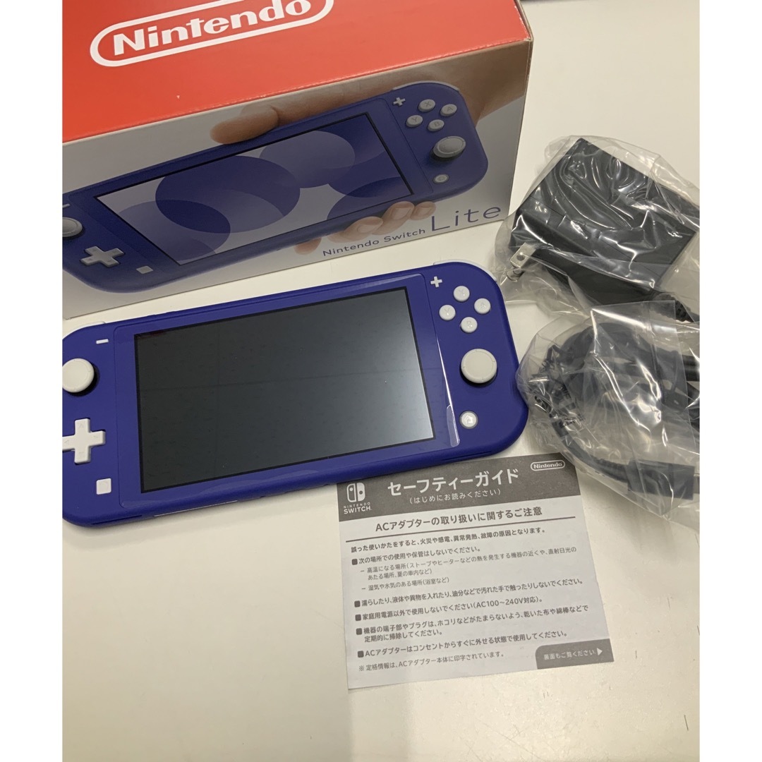 Nintendo Switch Lite パープル 本体 ACアダプター付き-Asuka