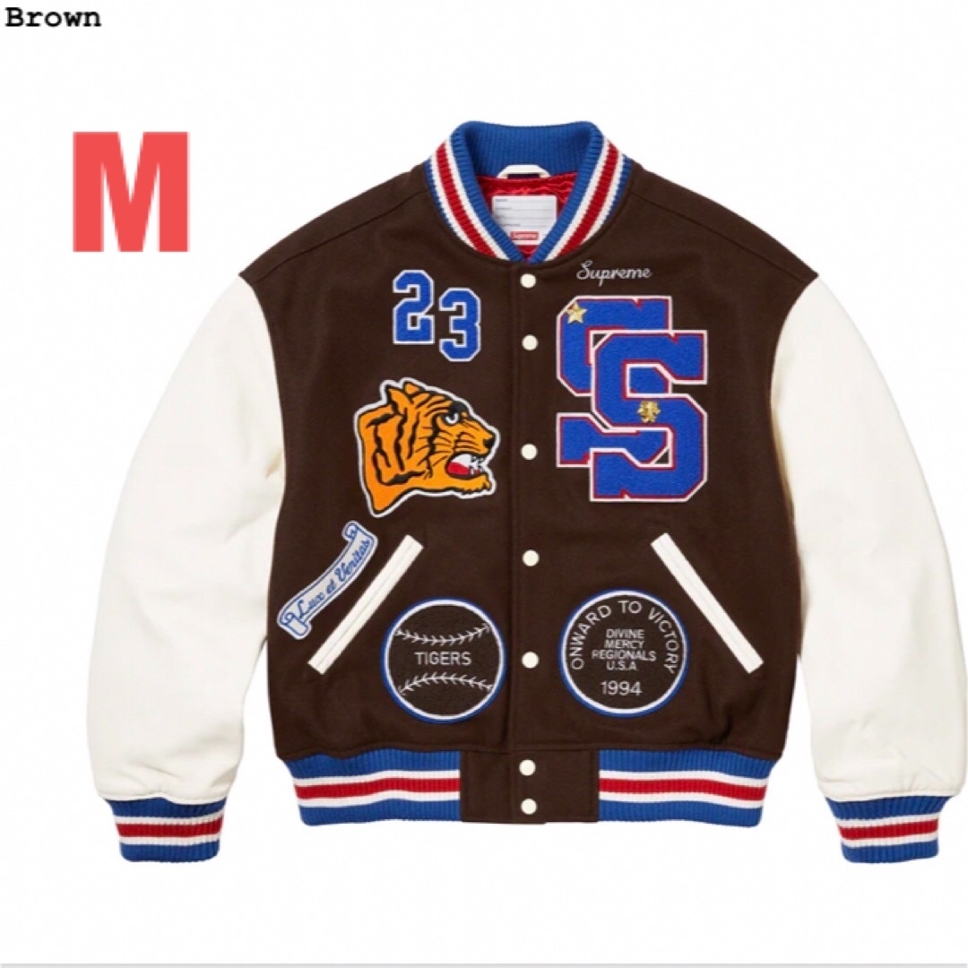 Supreme - Supreme Tiger Varsity Jacket Brown Mの通販 by RVLS00's