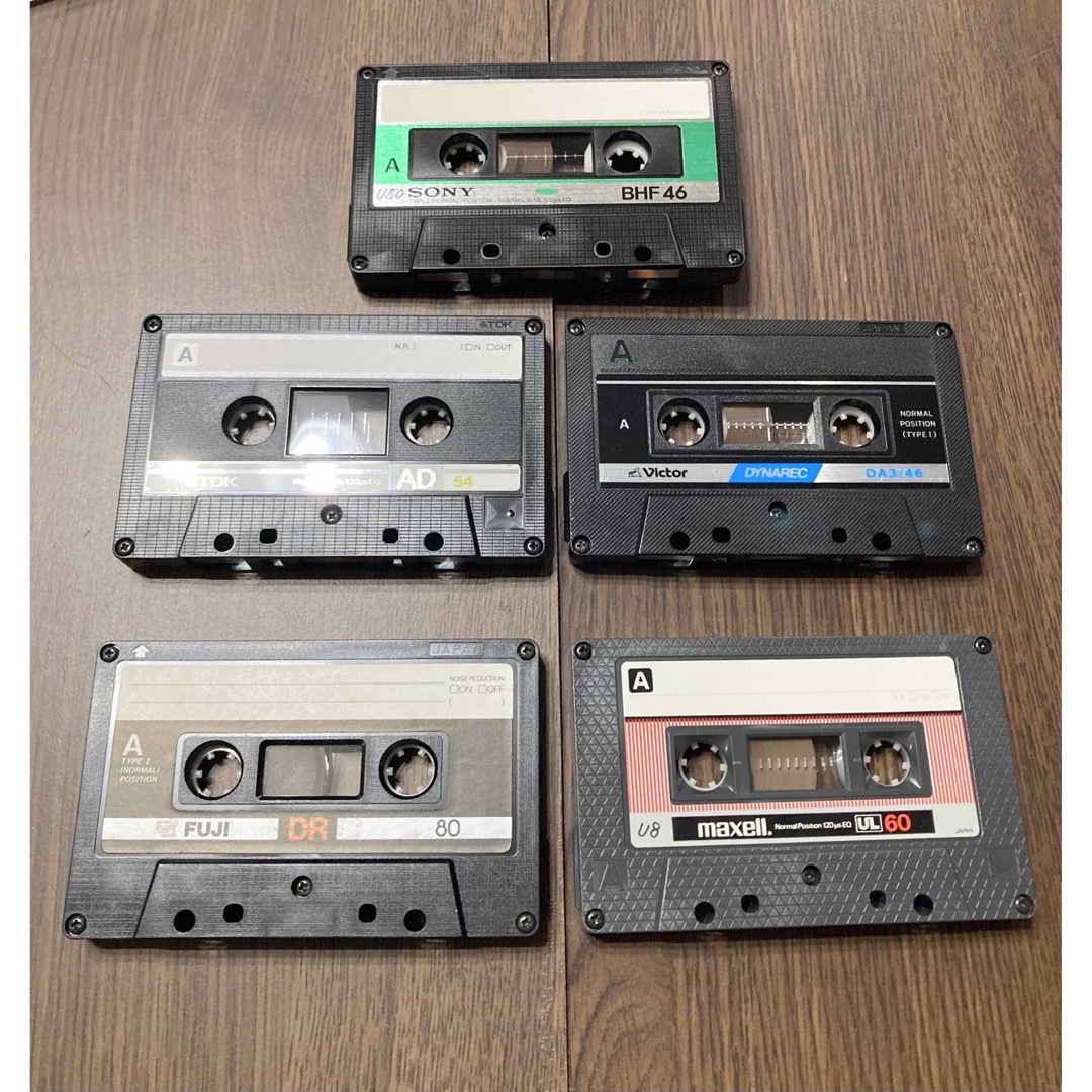 TDK - 使用済みカセットテープ 昭和レトロ全てメーカー種類違い