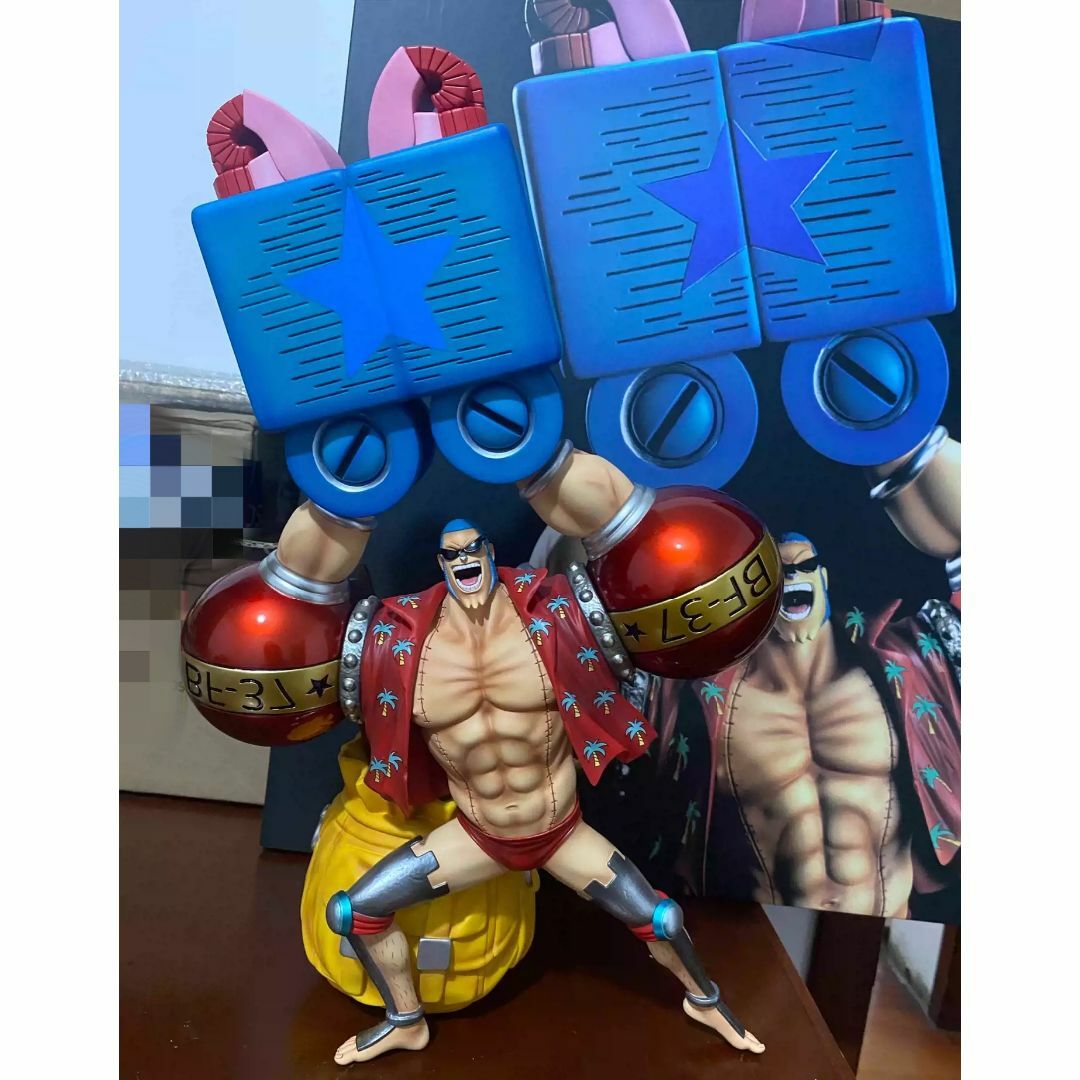 ワンピース フランキー 改造人間 ガレージキット フィギュア 塗装済み