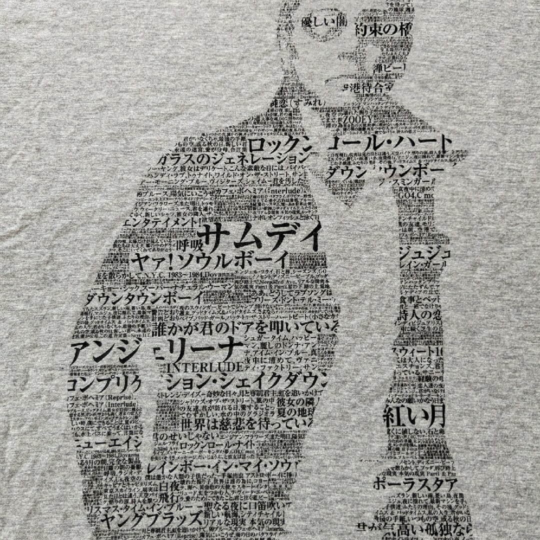 佐野元春 40周年記念 日本武道館 ライブ 半袖Tシャツ Lサイズ 灰色
