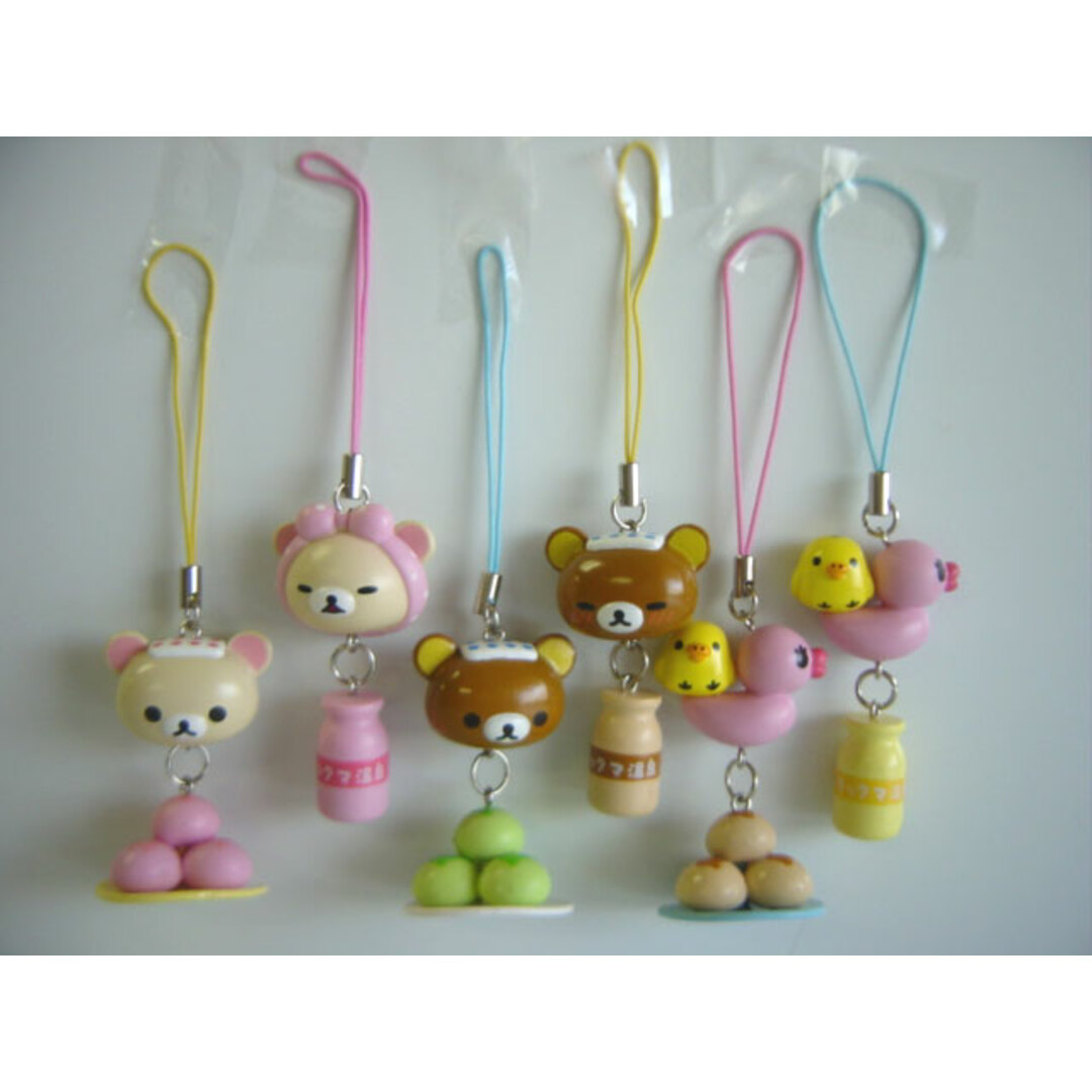 ♯Hpm16KTリラックマほっこり温泉ストラップ全6種の通販 by ヒロセ's