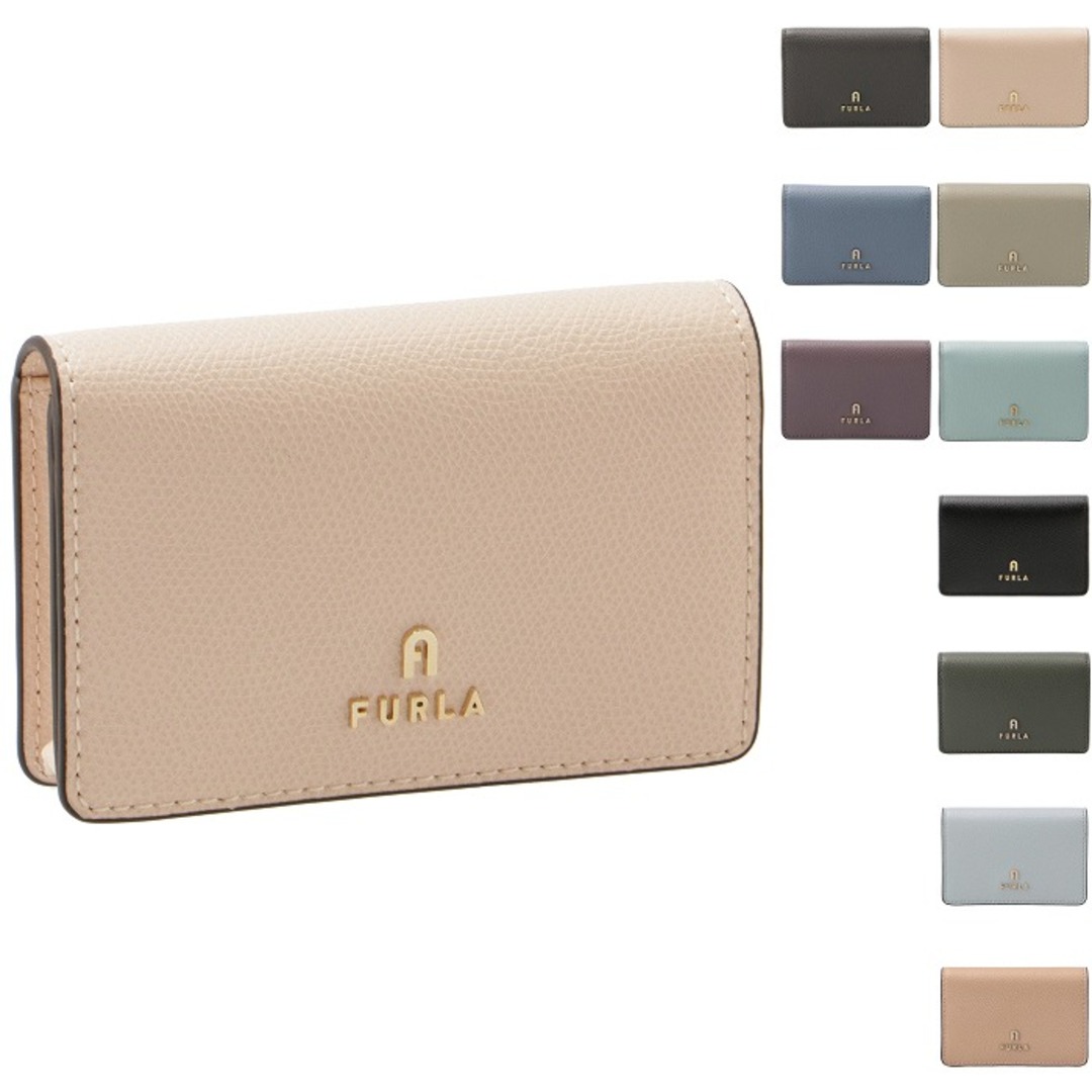 FURLA - フルラ FURLA カードケース CAMELIA S 二つ折り 名刺入れ