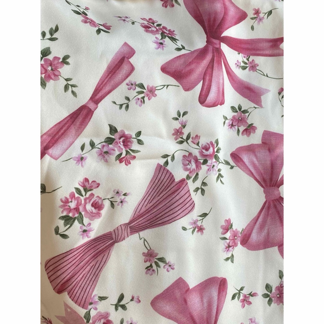 Maison de FLEUR - 只今予約*3点セットオーダメイド作り帯花リボン柄