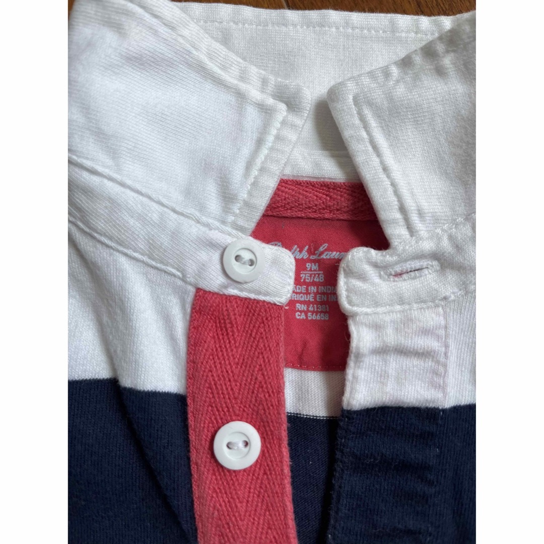 POLO RALPH LAUREN - ラルフローレン ベビー ボーダー ロンパース 75
