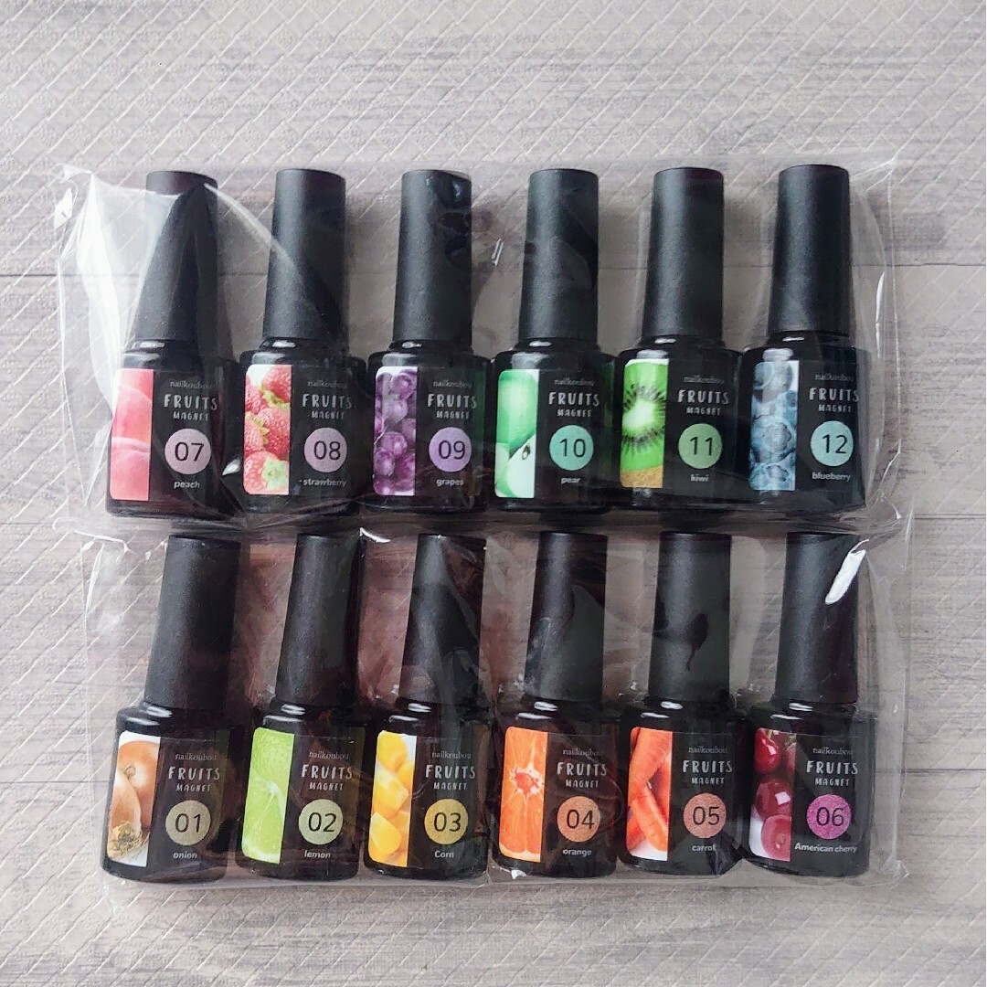 12本セット】フルーツ マグネット ジェルネイル ネイル工房 マグネット