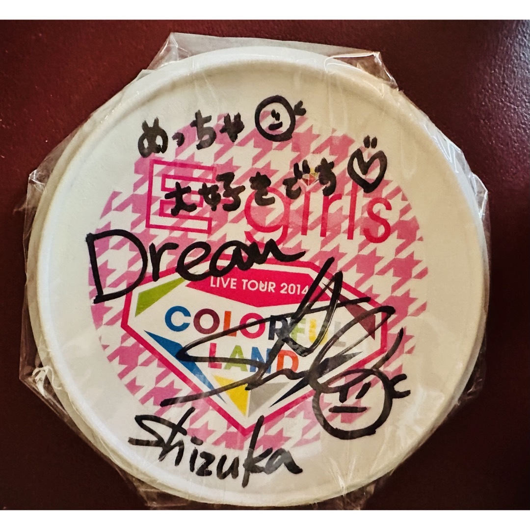 E-girls - Dream Shizuka 直筆サインフリスビー&クリアファイルの通販
