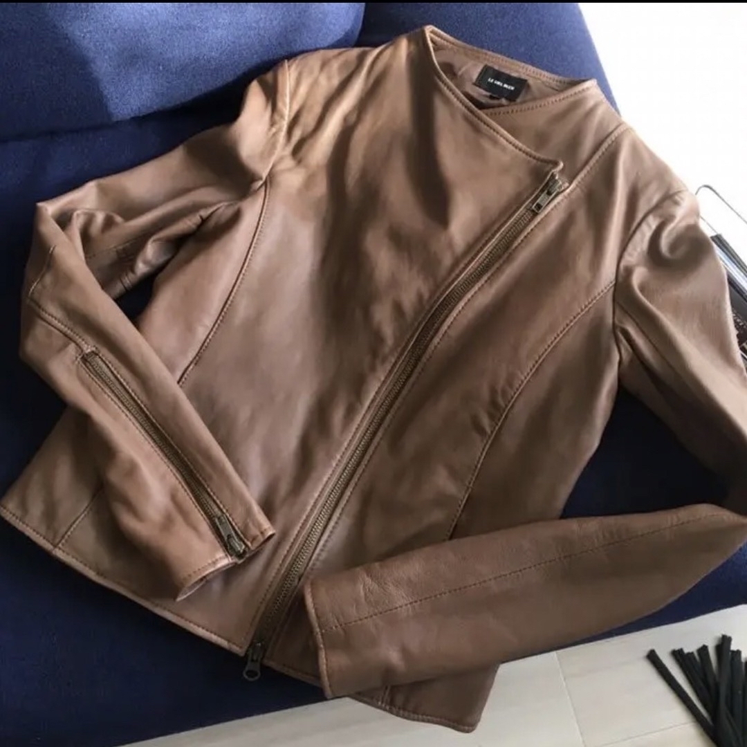 LE CIEL BLEU - LE CIEL BLUE レザージャケットの通販 by ひろころ's