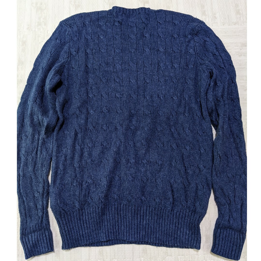 POLO RALPH LAUREN - ポロラルフローレン ケーブルニット ネイビー