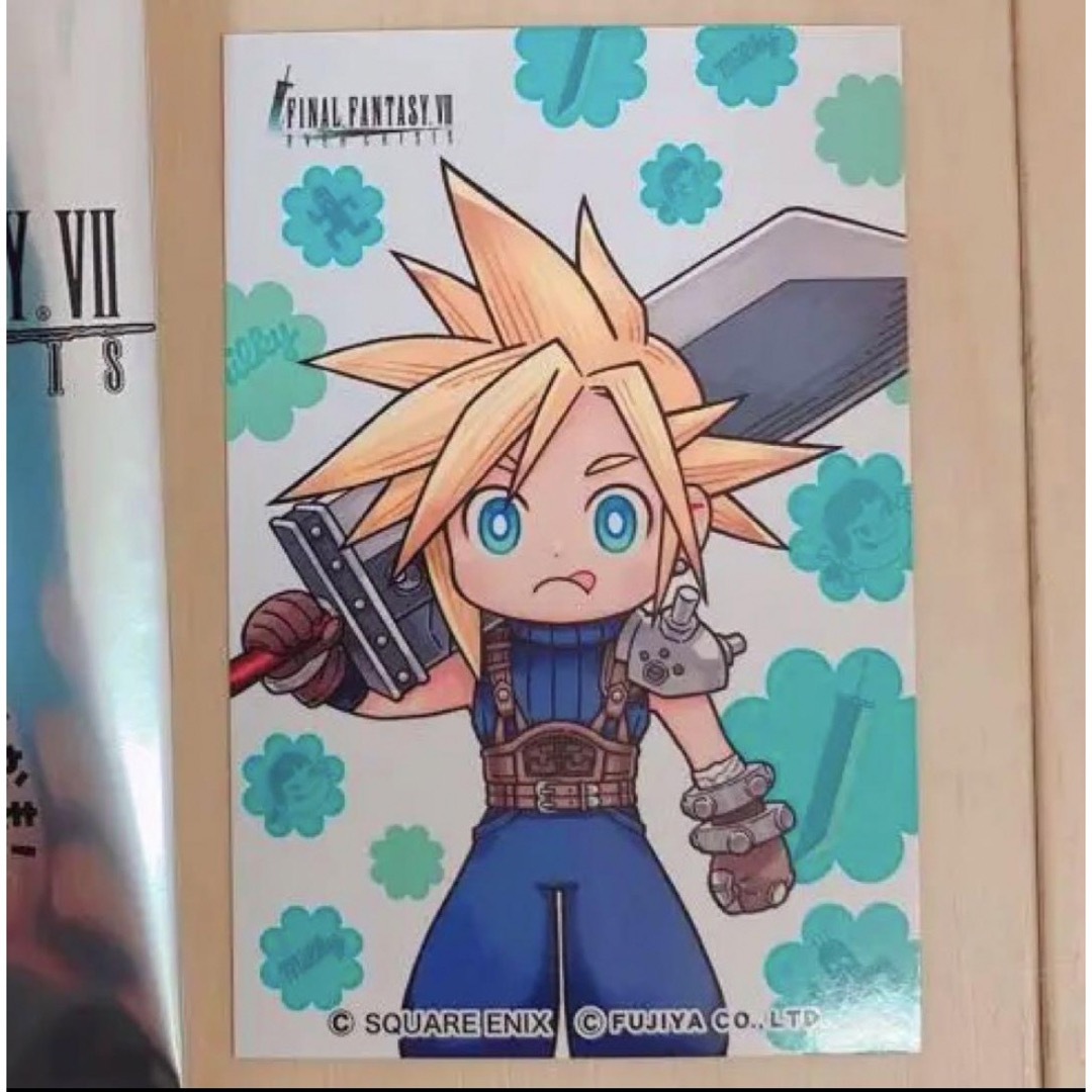 不二家 ファイナルファンタジーVII クラウド シール ステッカー ff7の