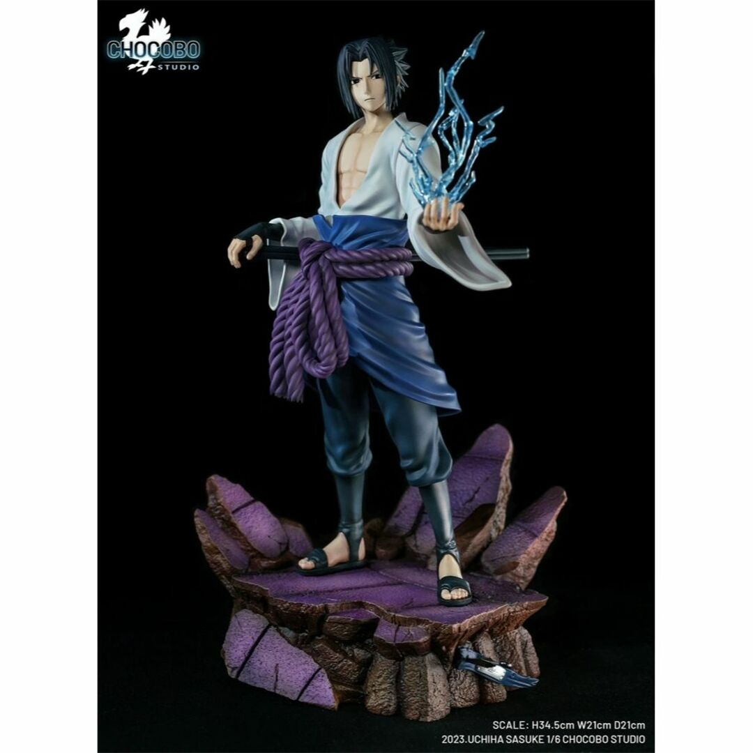 ナルト 疾風伝 うちはサスケ ガレージキット フィギュア 1/6スケールの