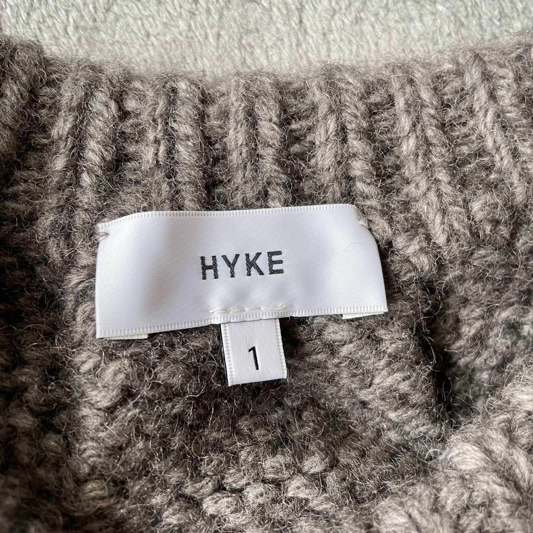 美品】HYKE ハイク ノルディック セーター ポンチョ ベスト 1の通販 by