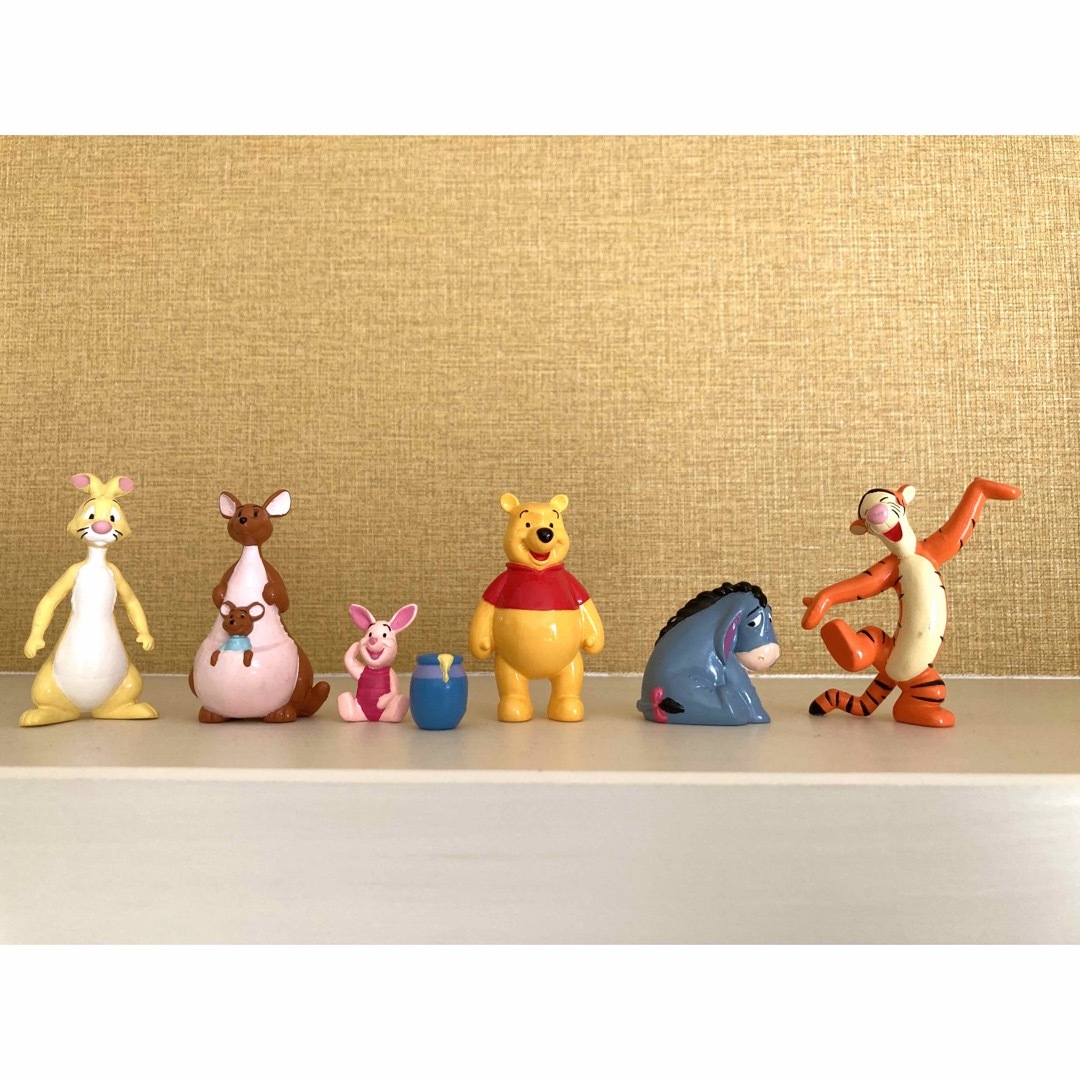 Disney - くまのプーさん フィギュア 「カラフルにそろったくまのプー